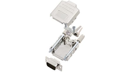 Encitech Connectors, 6355 Series D Sub Hoods For Use With For Cable [6355-0014-01]; 339-933