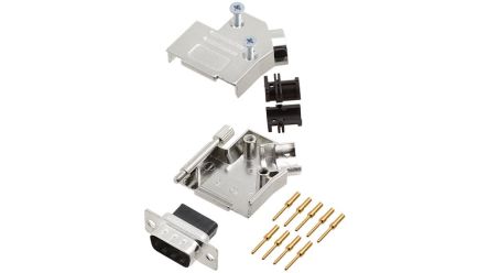 Encitech Connectors, 6355 Series D Sub Hoods For Use With For Cable [6355-0051-01]; 339-944