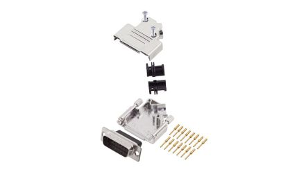 Encitech Connectors, 6355 Series D Sub Hoods For Use With For Cable [6355-0051-02]; 339-946