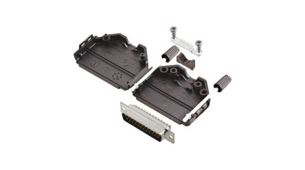 Encitech Connectors, 6355 Series D Sub Hoods For Use With For Cable [6355-0054-03]; 339-947