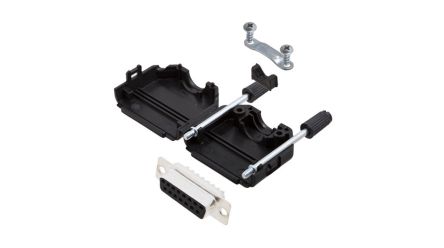 Encitech Connectors 6355 Series Polyamid D Sub Backshell, 15 Way [6355-0054-12]; 339-949