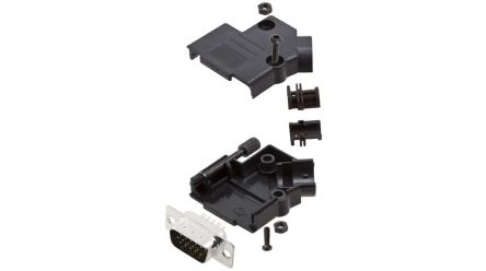 Encitech Connectors, 6355 Series D Sub Hoods For Use With For Cable [6355-0055-01]; 339-950