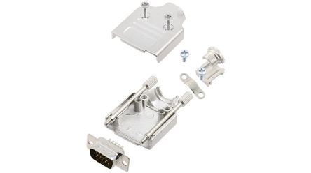 Encitech Connectors, 6355 Series D Sub Hoods For Use With For Cable [6355-0059-01]; 339-958