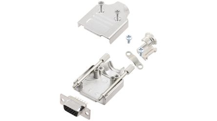 Encitech Connectors, 6355 Series D Sub Hoods For Use With For Cable [6355-0059-11]; 339-959