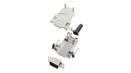 Encitech Connectors 6355 9 Way Side Entry Cable Mount Solder D-sub Connector Plug [6355-0063-01]; 339-964