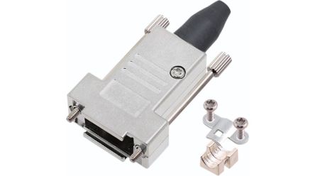 Encitech Connectors 6560 Series Zinc Top Entry D Sub Backshell, 9 Way [6560-0247-31]; 339-994