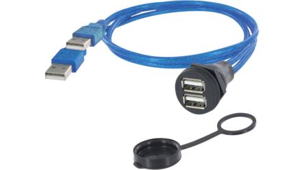 Encitech Connectors USB 2.0, Female USB A to , 3m [1310-1028-05]; 340-021