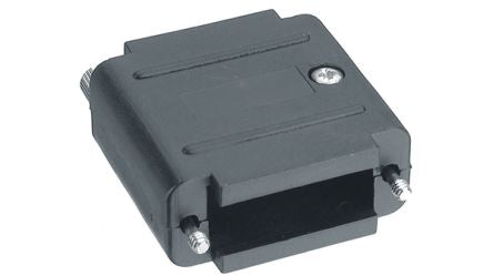 Encitech Connectors 6211 Series Plastic D Sub Backshell, 15 Way [6211-0100-02]; 340-044