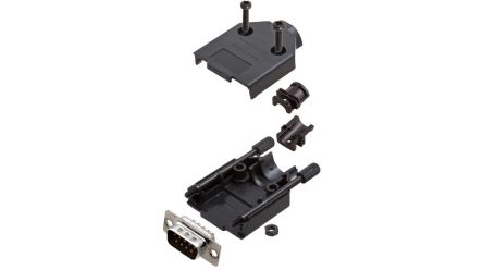 Encitech Connectors, 6355 Series D Sub Hoods For Use With For Cable [6355-0032-01]; 340-076