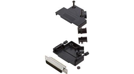 Encitech Connectors, 6355 Series D Sub Hoods For Use With For Cable [6355-0034-03]; 340-085