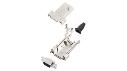 Encitech Connectors, 6355 Series D Sub Hoods For Use With For Cable [6355-0041-11]; 340-090