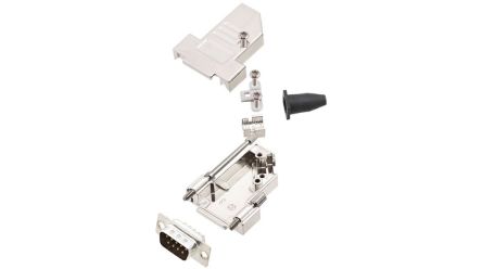 Encitech Connectors, 6355 Series D Sub Hoods For Use With For Cable [6355-0042-01]; 340-093