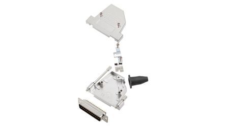 Encitech Connectors, 6355 Series D Sub Hoods For Use With For Cable [6355-0042-23]; 340-095