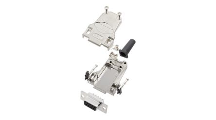 Encitech Connectors 6355 9 Way Side Entry Cable Mount Solder D-sub Connector Socket [6355-0044-11]; 340-100