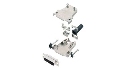 Encitech Connectors 6355 15 Way Side Entry Cable Mount Solder D-sub Connector Socket [6355-0045-12]; 340-105