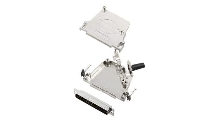 Encitech Connectors, 6355 Series D Sub Hoods For Use With For Cable [6355-0046-04]; 340-110