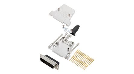 Encitech Connectors, 6355 Series D Sub Hoods For Use With For Cable [6355-0069-03]; 340-126