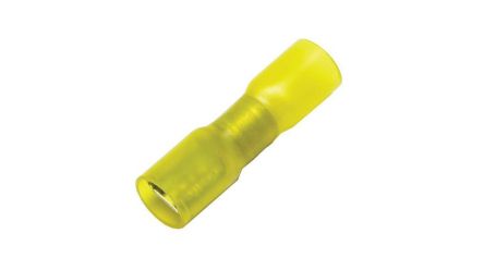 nVent RAYCHEM B-106 Series Yellow Yes Socket Spade Connector, Socket, 6.35 x 0.81mm Tab Size [B-106-3633]; 340-191