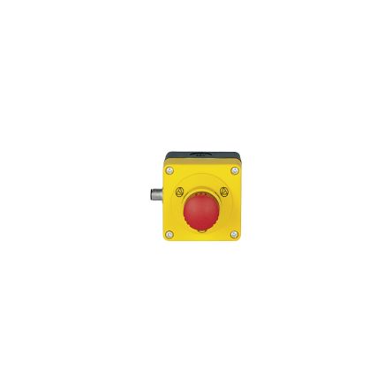 Pilz 400453 Series Emergency Stop Push Button, Surface Mount, 55mm Cutout, DPST [400453]; 340-281