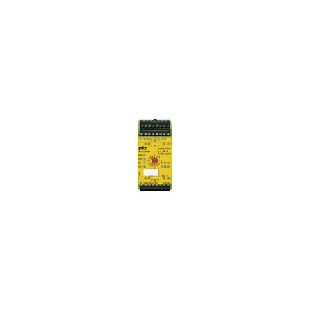 Pilz 777502 Safety Relay 24V dc, Single/Dual-Channel 4 Safety Contacts [777502]; 340-390