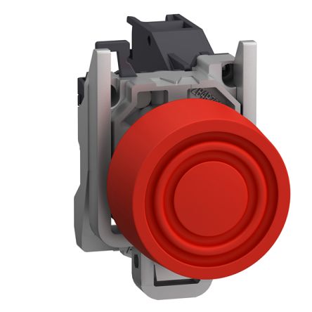 Schneider Electric Harmony Series Push Button Switch, Spring Return, Through Hole, 22mm Cutout, SPST, 415V, IP66 [XB4BPS42GEX]; 340-739