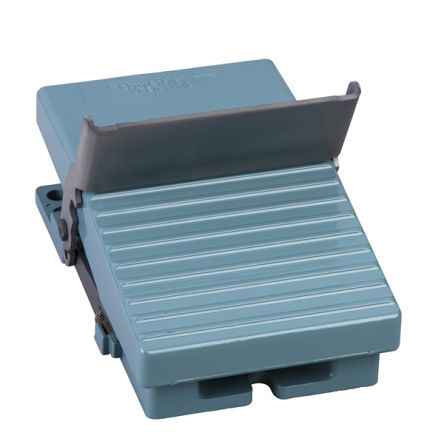 Schneider Electric Foot Switch 2 Step Foot Switch - Metal Case Material, 1 NC + 1 NO, 3A Contact Current, 240V Contact [XPEM810]; 340-753