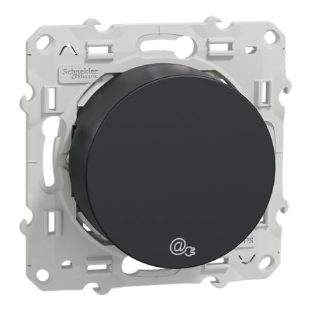 Schneider Electric Odace 2011 Series Socket Ethernet Connector, Flush Mount Straight 1 Port [S540490]; 340-764
