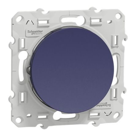 Schneider Electric Blue Rocker Light Switch, 1 Gang, Odace 2011 [S550205]; 340-776