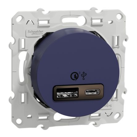 Schneider Electric Blue, 1 Gang, Odace 2011 [S550219]; 340-779
