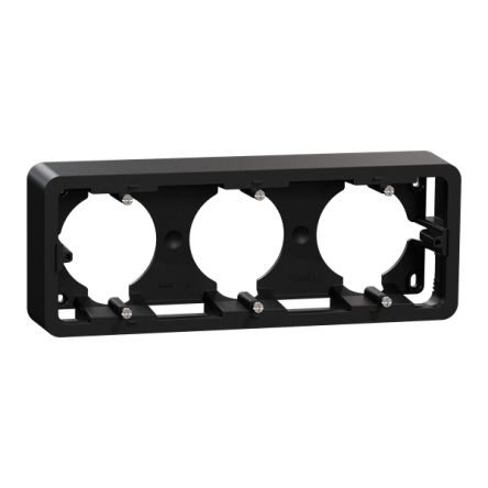 Schneider Electric, Unica Black Surface Mount Industrial Power [NU840654]; 340-813