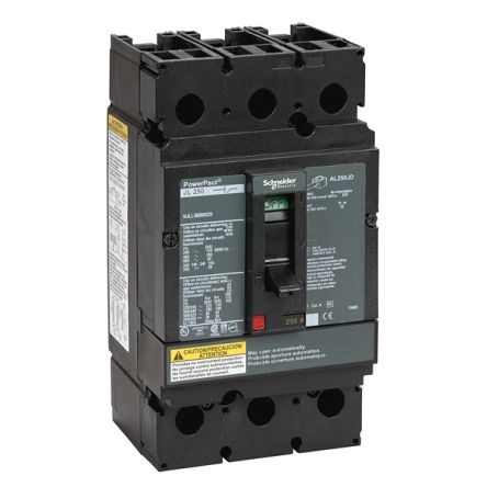 Schneider Electric, PowerPact MCCB 3P 250A, Breaking Capacity 25 kA, Fixed Mount [NJLL36000S25]; 340-916