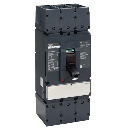 Schneider Electric, PowerPact MCCB 3P 600A, Breaking Capacity 25 kA, Fixed Mount [NLLL36000S60X]; 341-010