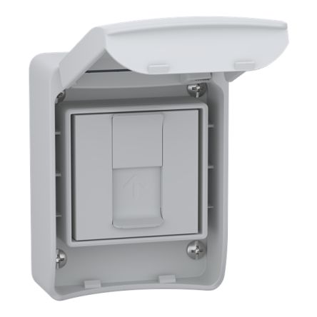 Schneider Electric, Mureva Case for use with RJ45 Support Unica [81142F]; 341-100
