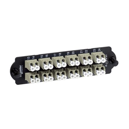 Schneider Electric ACTFM1UF2LC12PM LC Multimode Duplex Fibre Optic Adapter [ACTFM1UF2LC12PM]; 341-117