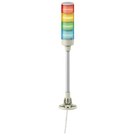 Schneider Electric Harmony Series Red Signal Tower, 1 Lights, 24 V, Base-mounted [XVC6B1KOQ]; 341-185