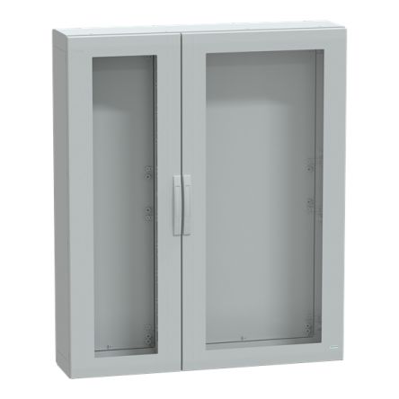 Schneider Electric PanelSeT Series RAL 7035 Grey Polyester Reinforced with Fibreglass Rear Panel, 1500mm H, 1.25m W, [NSYPLA15123TG]; 341-194