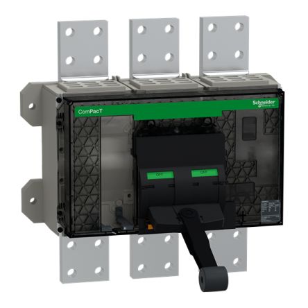 Schneider Electric, ComPacT MCCB 3P 2.5kA, Breaking Capacity 85 kA, Fixed Mount [C250H3FM]; 341-210
