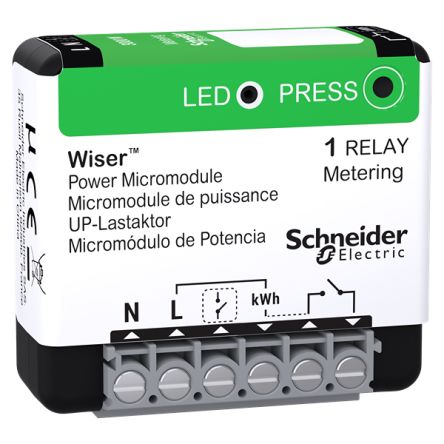 Schneider Electric, Wiser, 16A, POWERTAG, Wireless [CCTFR6730]; 341-239