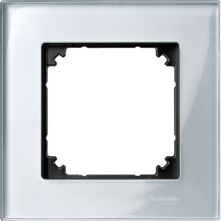 Schneider Electric Silver 1 Gang Frame [MTN4010-3260]; 341-321
