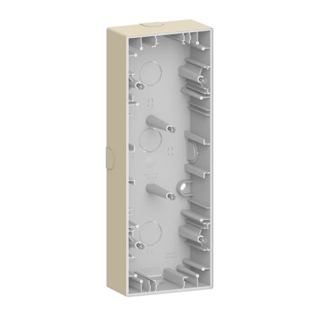 Schneider Electric D-Life White ABS Back Boxes,  Surface Mount, 3 Gangs [MTN4034-6533]; 341-328