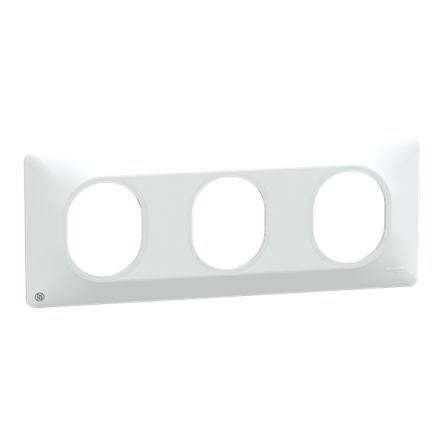 Schneider Electric White 3 Gang Cover Plate [S300706]; 341-356