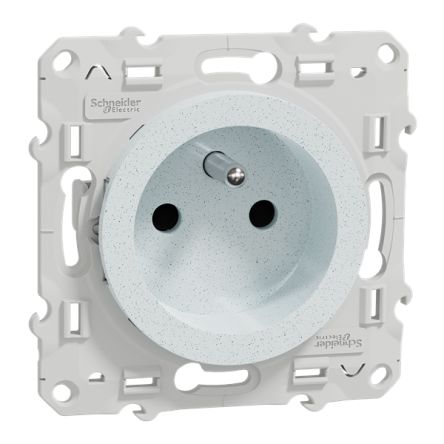 Schneider Electric Odace 2011 White Plug Socket, 2P + E Poles, 16A [S510049]; 341-361