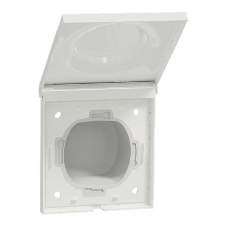 Schneider Electric White 1 Gang Cover Plate [S520772]; 341-372