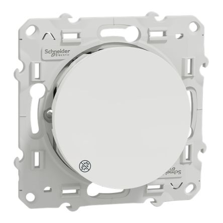 Schneider Electric Odace 2011 Series Push Button Switch, Flush Mount, 250V, IP21D [S500204]; 341-390