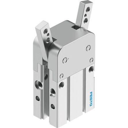Festo 2 Finger Double Action Pneumatic Gripper, DHWC-20-A-S-NO, Angle Gripping Type [DHWC-20-A-S-NO]; 341-759