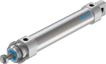 Festo Pneumatic Piston Rod Cylinder - DSNU-40-150-P-A, 40mm Bore, 15mm Stroke, DSNU Series, Double Acting [DSNU-40-150-P-A]; 341-789