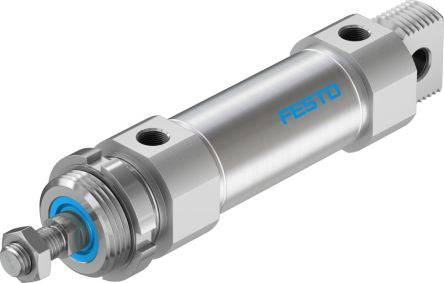 Festo Pneumatic Piston Rod Cylinder - DSNU-40-60-P-A, 40mm Bore, 60mm Stroke, DSNU Series, Double Acting [DSNU-40-60-P-A]; 341-833