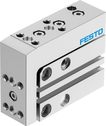Festo Pneumatic Guided Cylinder - DGSS-10-15-E1A, 10mm Bore, 15mm Stroke, DGSS Series, Double Acting [DGSS-10-15-E1A]; 341-867