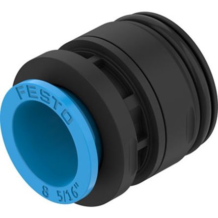 Festo NPQX-D Series Cartridge, 15 mm to Push In 8 mm, NPQX-D-PC15-Q8-P10 [NPQX-D-PC15-Q8-P10]; 341-876