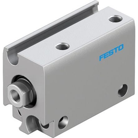 Festo Pneumatic Compact Cylinder - ADN-S-10-10-I-A-F1A, 10mm Bore, 10mm Stroke, ADN Series, Double Acting [ADN-S-10-10-I-A-F1A]; 341-906